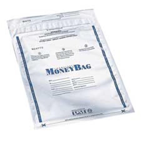 PM COMPANY Pm Company PMC58001 Disposable Money Bag; Plastic; 9 in. x 12 in.; 100-PK; Opaque PMC58001